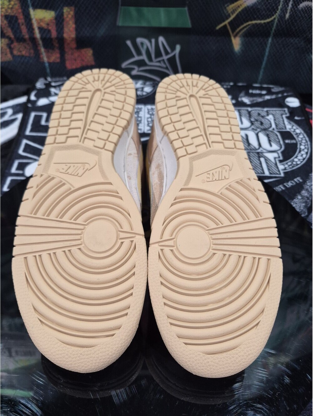 Nike Dunk Low Light Orewood Snakeskin Men’s Low Top Sneakers Lace Up HJ5777-101 - Picture 7 of 9